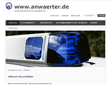 Tablet Screenshot of anwaerter.de